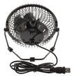 Ventilador metalico USB 4 Pulgadas Negro Factorytech