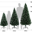 Arbol De Navidad Led Fibra Optica 1.80mt Adornos Goforit